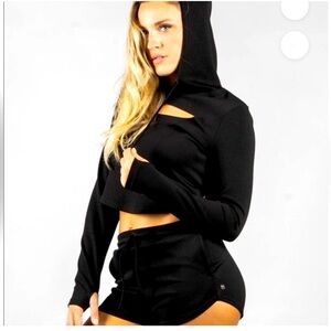 Buffbunny Balance Hoodie XS Onyx Black Like New